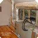 Attic air handler installation